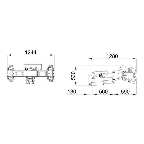 Манипулятор для балок JIB302GR